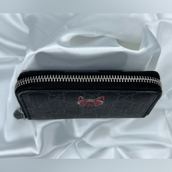 GUCCI Supreme GG Logo Wolf Zippy Coin Card Wallet - Picture 2 of 10